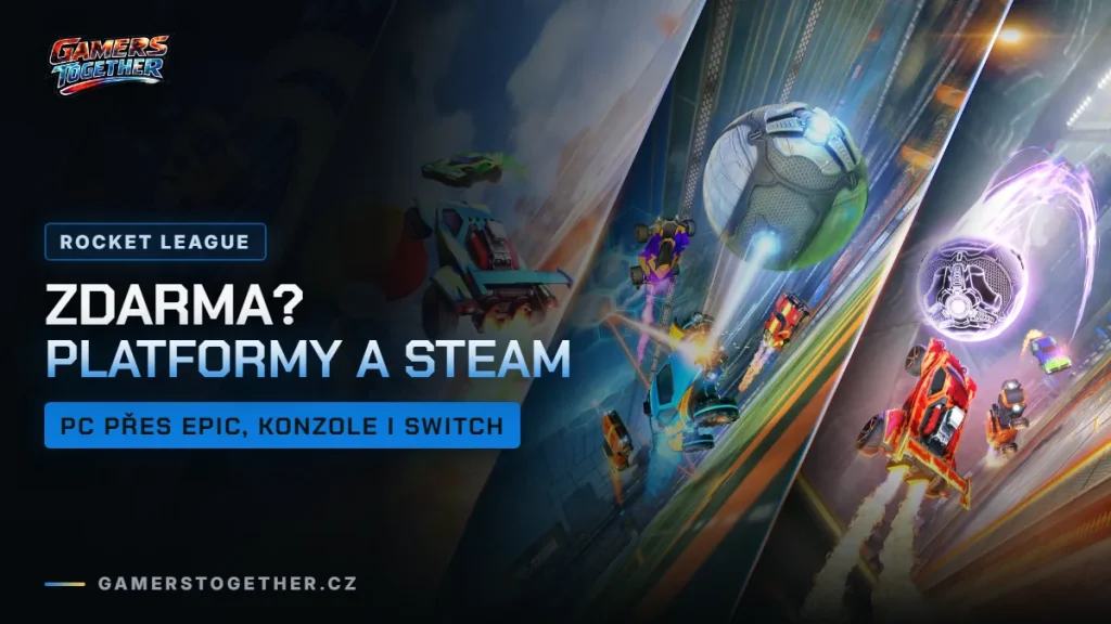 Je Rocket League zdarma? Platformy, Steam a crossplay