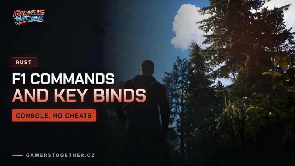 Rust console commands (F1) and key binds
