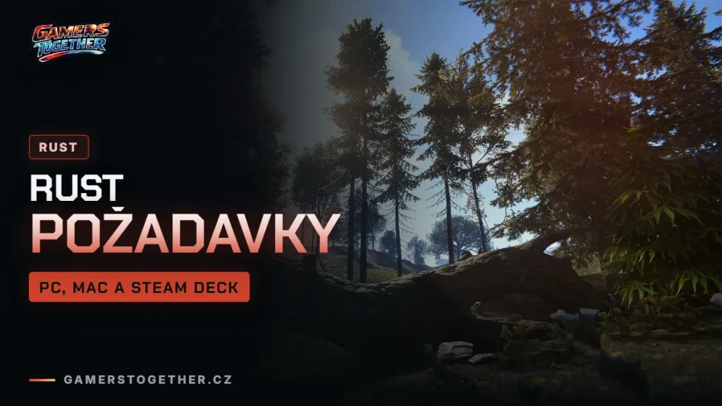 Rust požadavky na PC, Mac, Steam Deck a velikost