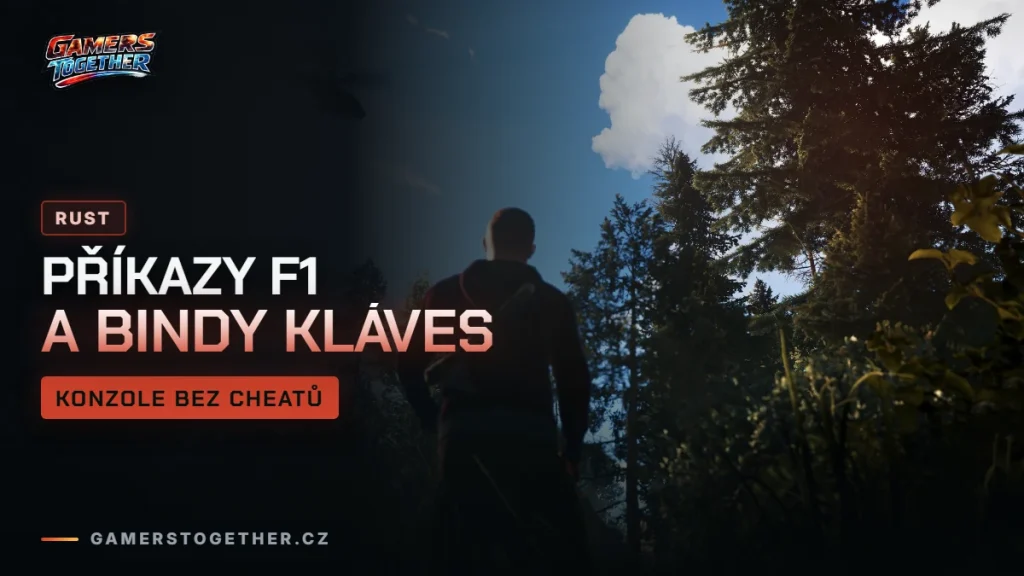 Rust příkazy do konzole F1 a bindy kláves