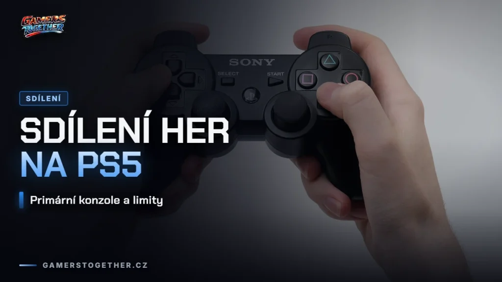 Sdílení her na PS5 a primární konzole
