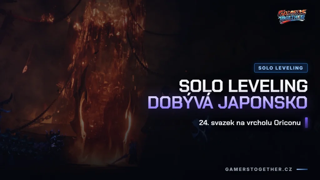 Grafika Gamers Together k článku Solo Leveling dobývá Japonsko: Sung Jin-woo ovládl žebříčky prodejů