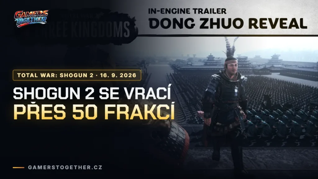 Total War: Shogun 2 se vrátí v Complete Edition. Přidá přes 50 frakcí, staré mody ale nepodpoří