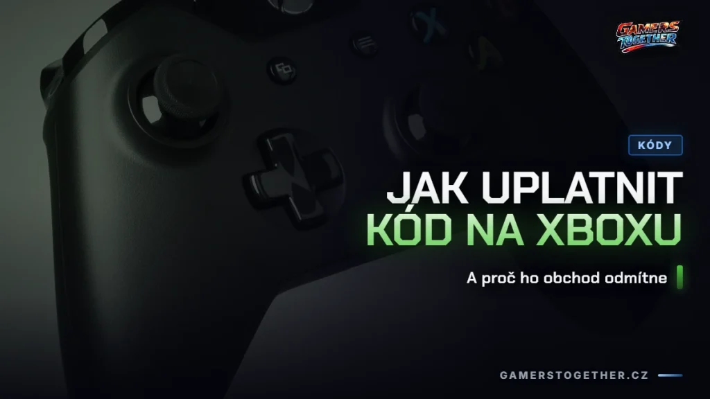 Jak uplatnit kód na Xboxu