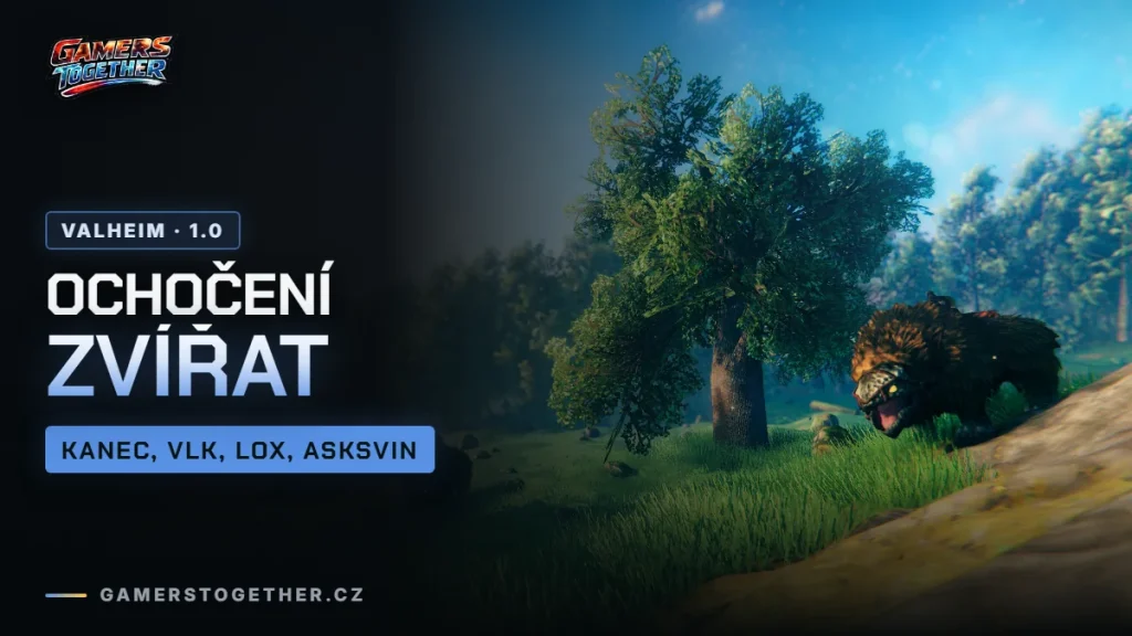 Ochočení zvířat ve Valheimu: kanec, vlk, lox i Asksvin