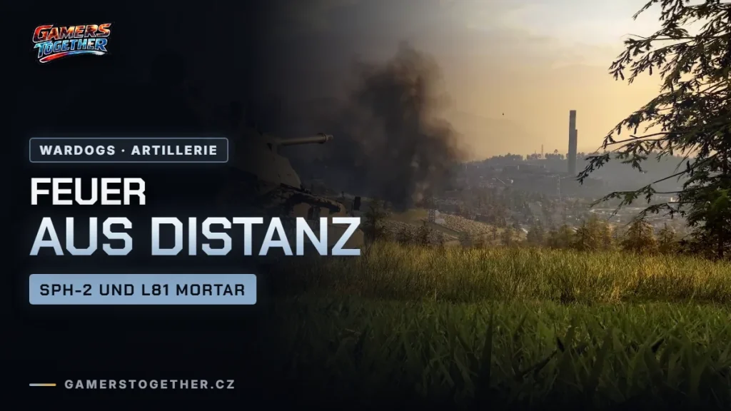 Artillerie in WARDOGS: Panzer SPH-2, Zielen über die Karte und Mörser