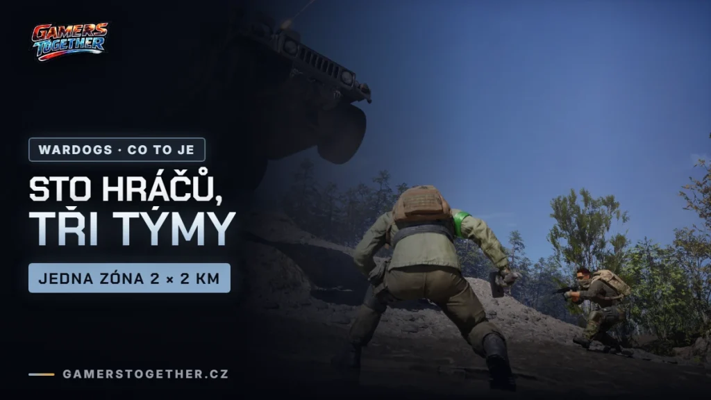 Co je WARDOGS: sto hráčů, tři týmy a jedna zóna