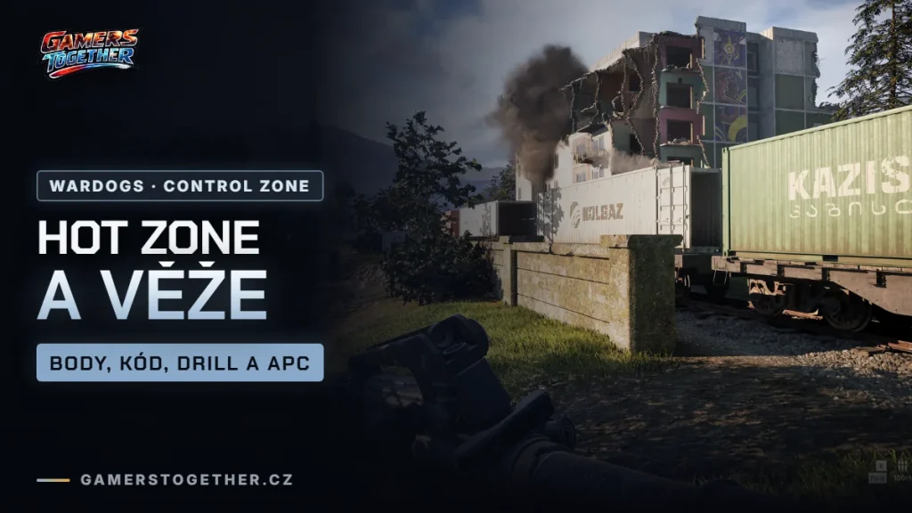 Control Zone ve WARDOGS: jak se sbírají body, Hot Zone a věže