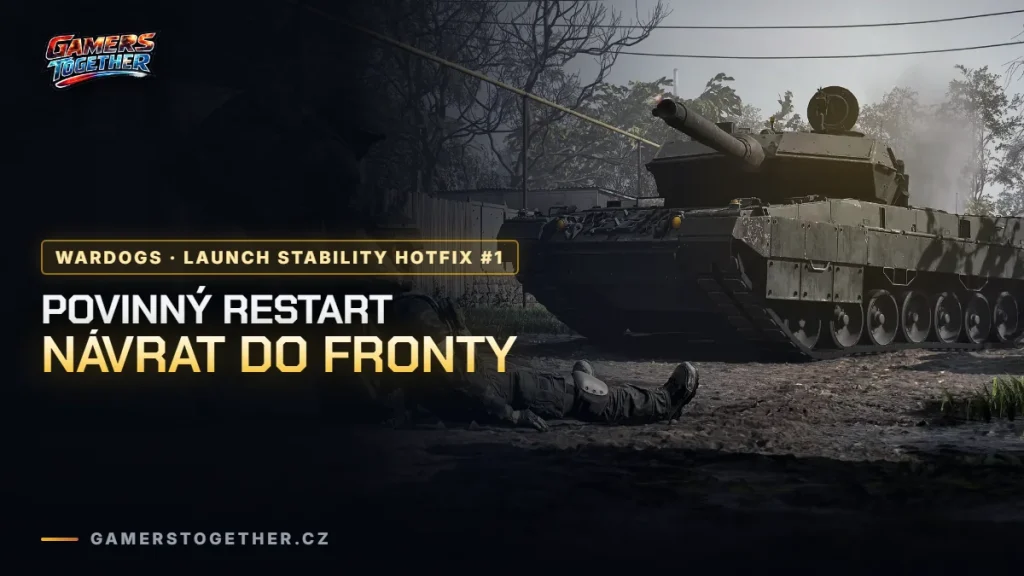 WARDOGS: hotfix vyžaduje restart a vrací hráče do přihlašovací fronty