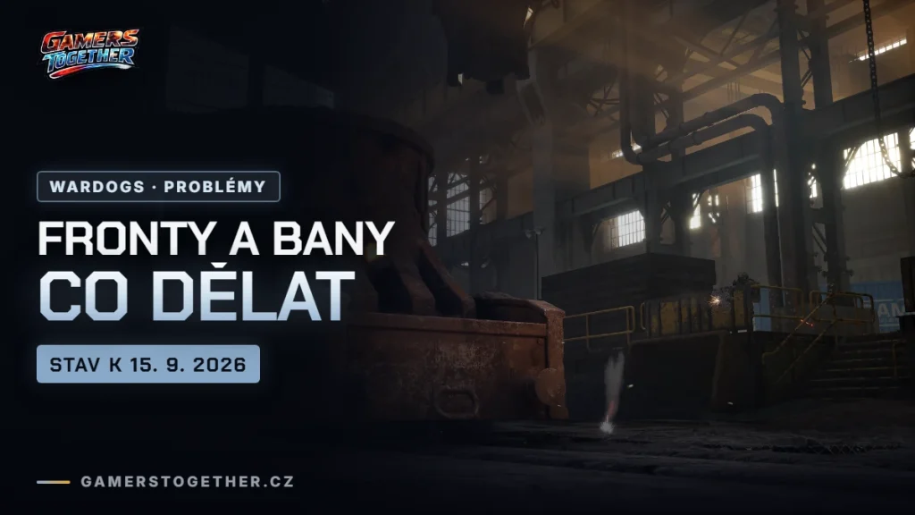 Problémy ve WARDOGS: fronty, pády, bany a jak se odvolat