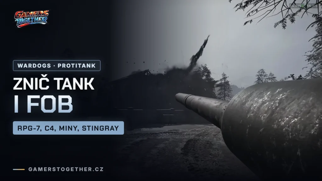 Jak ve WARDOGS zničit tank, vrtulník a FOB