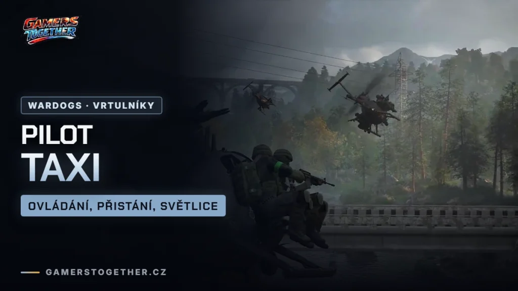 Vrtulníky ve WARDOGS: ovládání, přistání a výdělek pilota