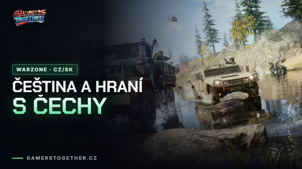 Warzone česky: čeština ve hře a kde hrát s Čechy