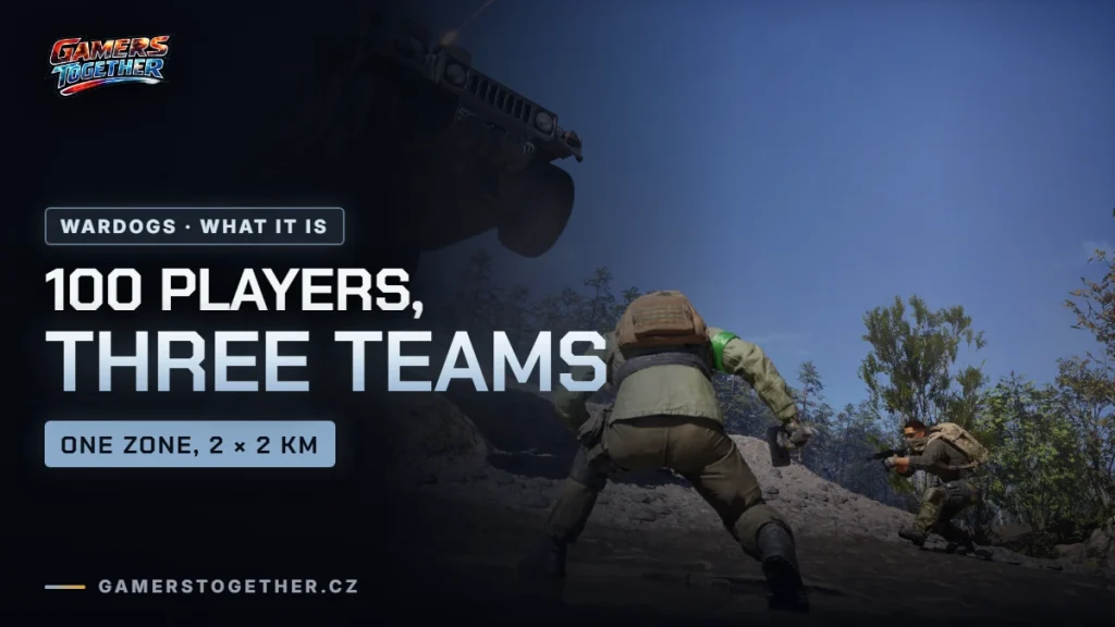 What is WARDOGS: a hundred players, three teams and one zone