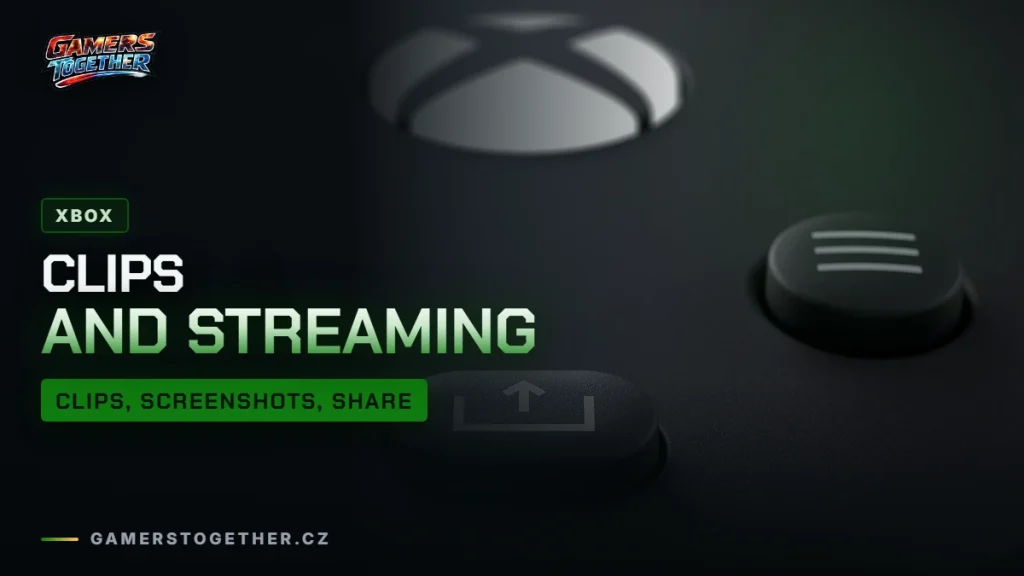 Recording clips and screenshots on Xbox, the Share button and live streaming