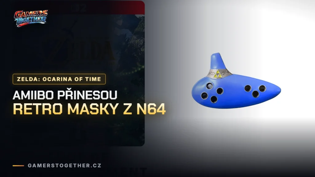 Nová amiibo Young Link a Young Zelda odemknou v remaku Ocarina of Time masky ve stylu N64